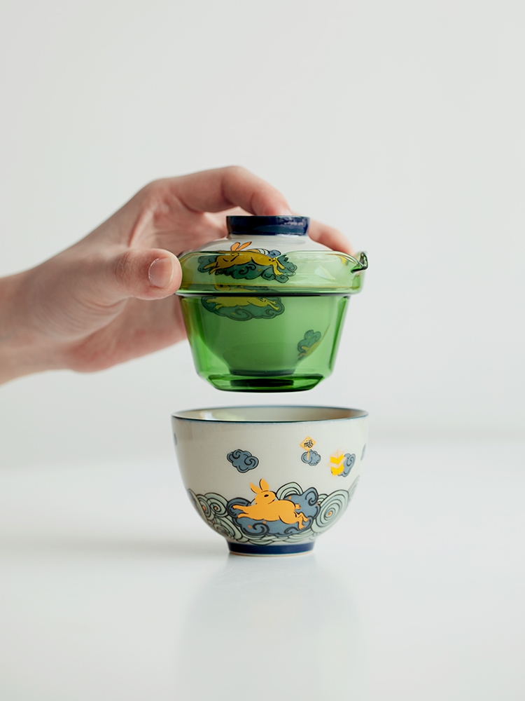 Golden Rabbit Travel Tea Set 110ml