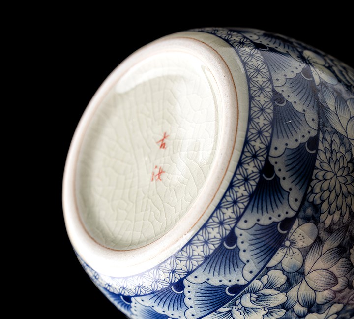 Myriad of Flowers Tea Ceremony Tool Kit, Kung Fu Tea Accessories Set with Container