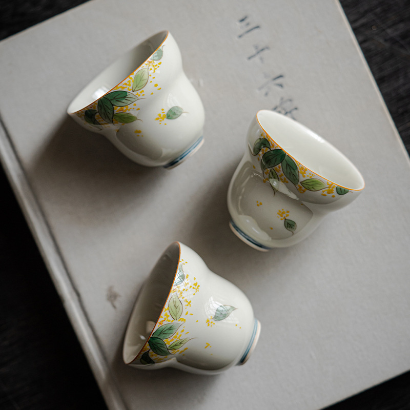 Osmanthus Tea Cup 50ml, 2 Styles Optional