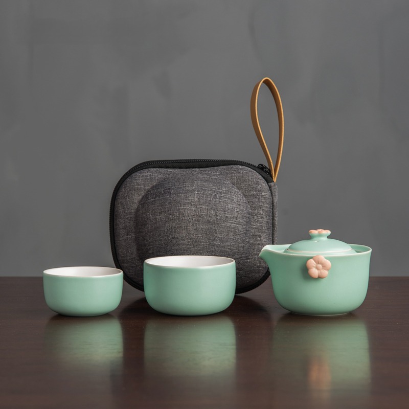 Jade Green Travel Tea Set 120ml