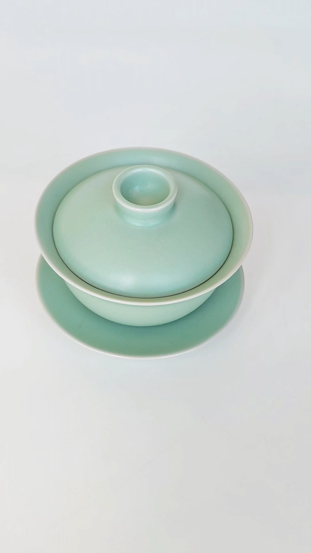 Ru Ware Porcelain Gaiwan with Saucer 130ml