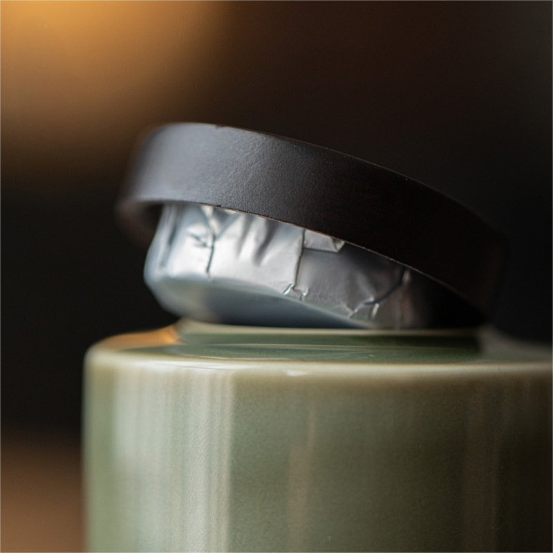 Minimal Celadon Tea Canister 240ml