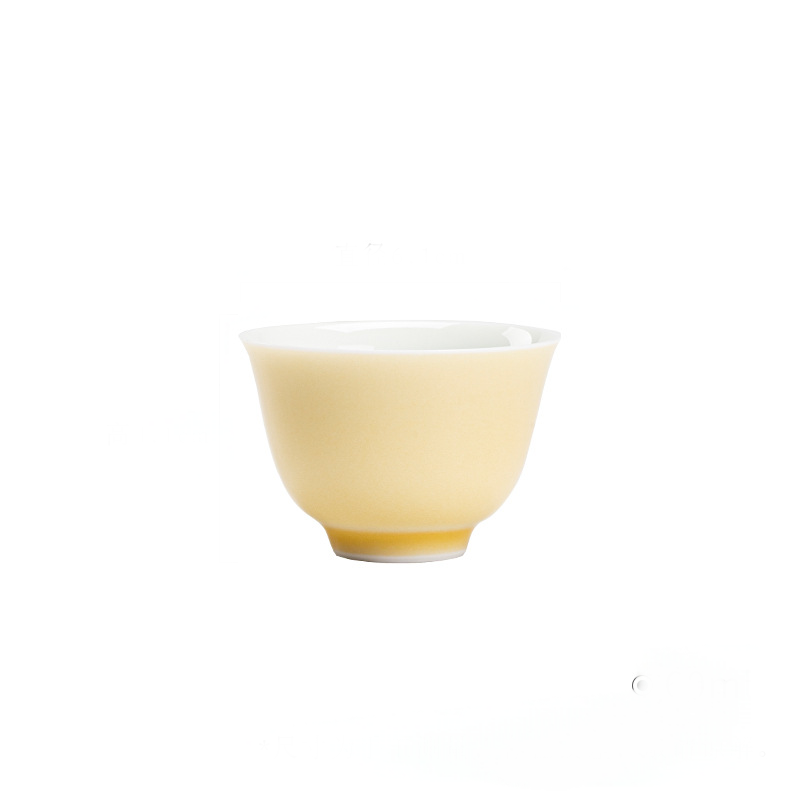 Monochrome Porcelain Tea Cup 60ml, 6 Colors Optional