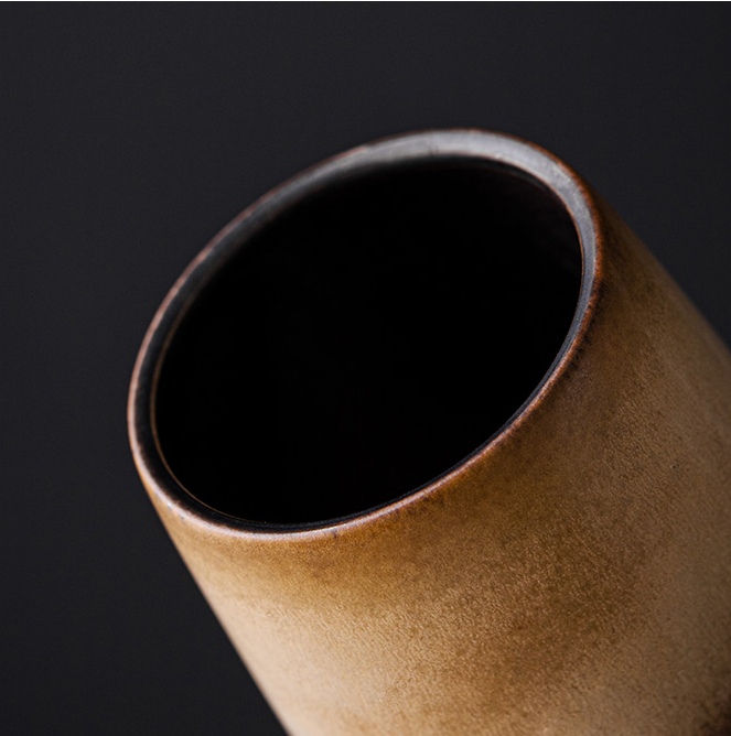 Kung Fu Tea Accessories Set, Toolkit (Spoon, Scoop, Tongs, Pick, Tea Brush) with Ceramic Vase