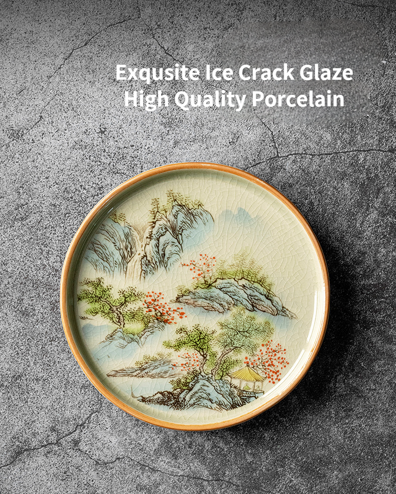  Spring Landscape Gaiwan with Sacuer 130ml