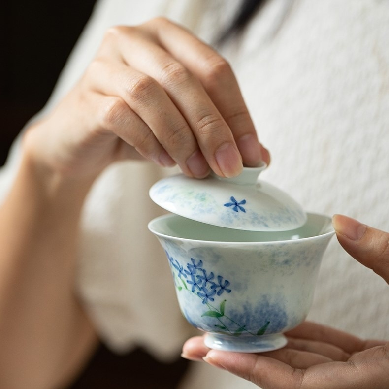 Bluebell Tea Set (Gaiwan+2 Cups)