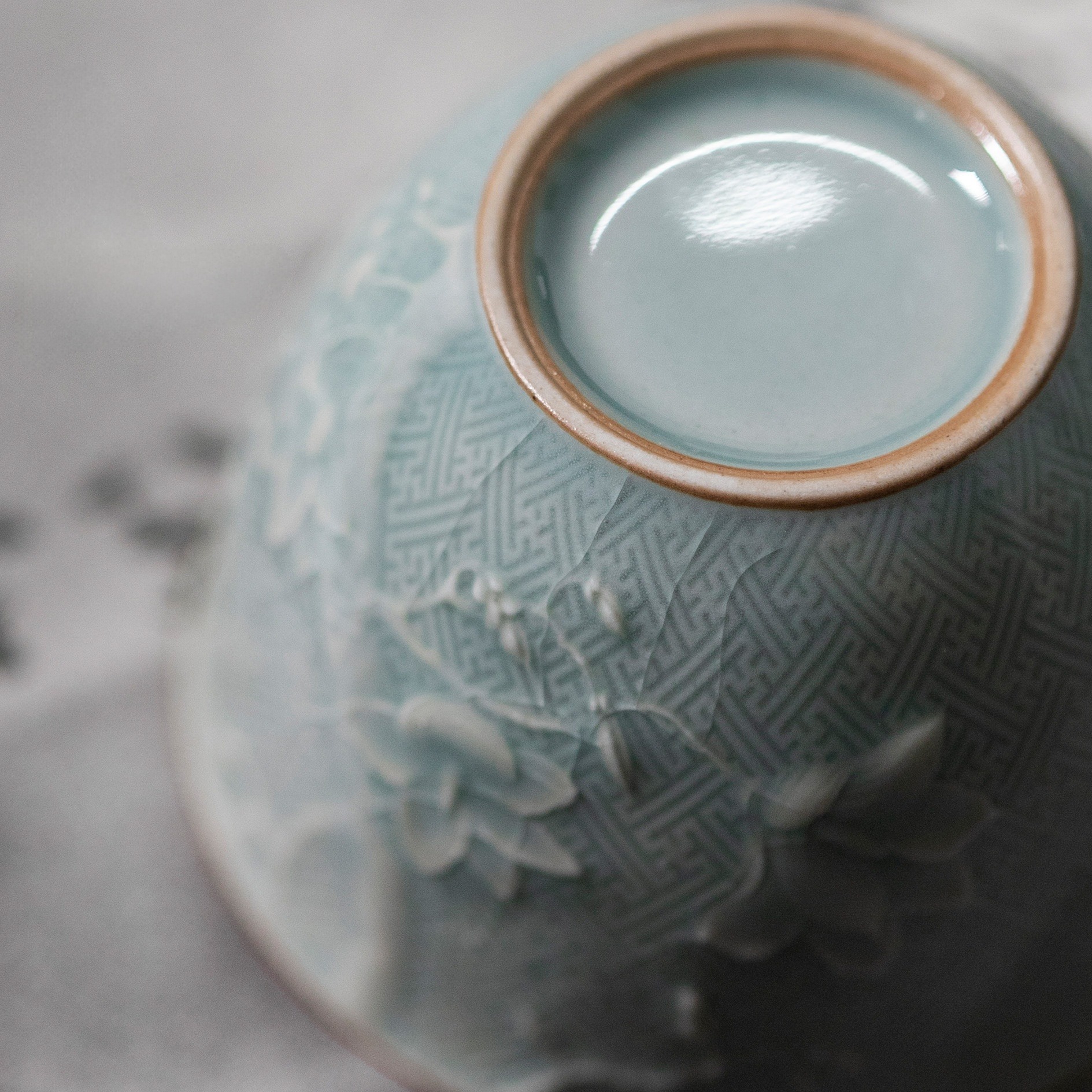 Sculpted Ice Mangnolia Tea Cup 60ml