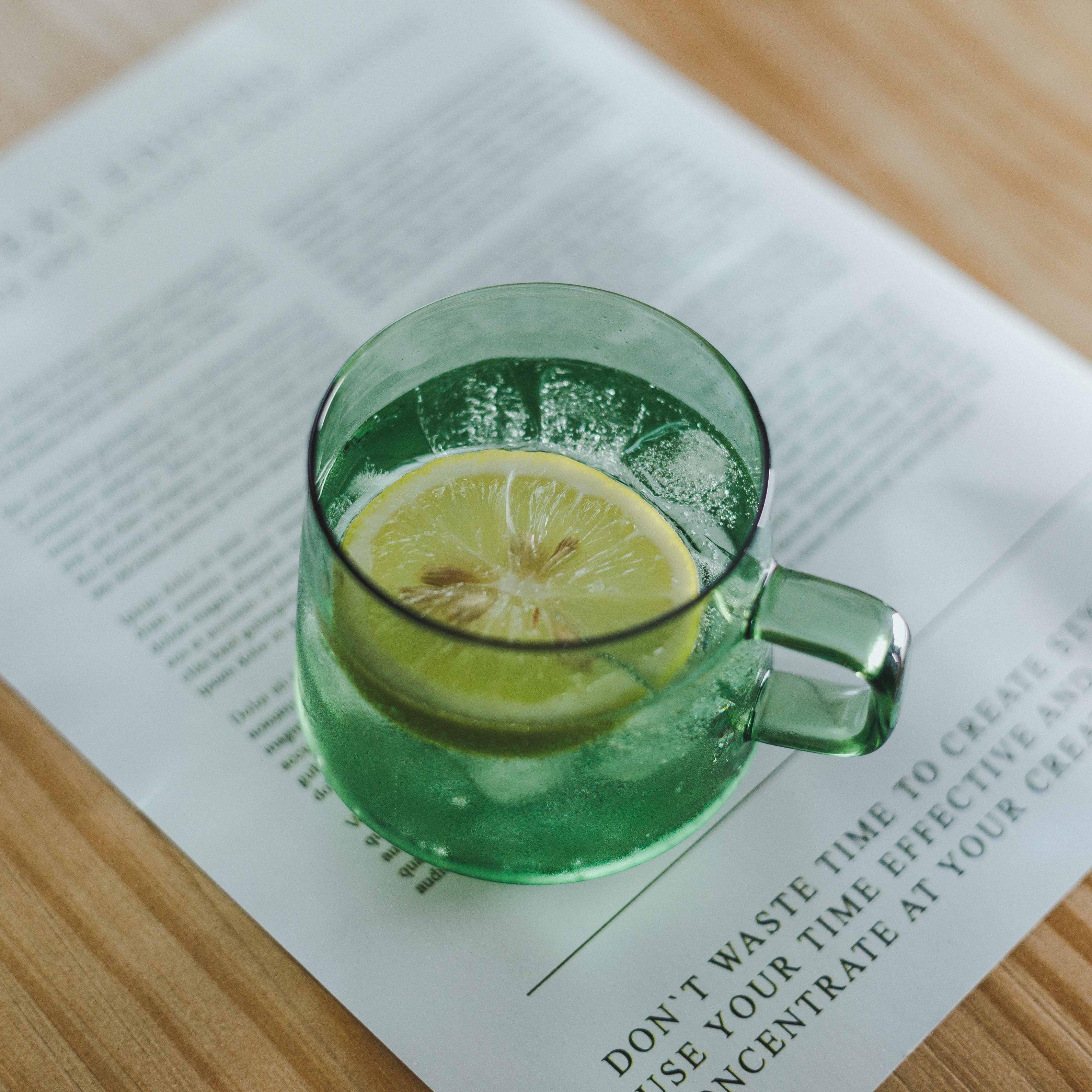 Mint Green Glass Mug 340ml