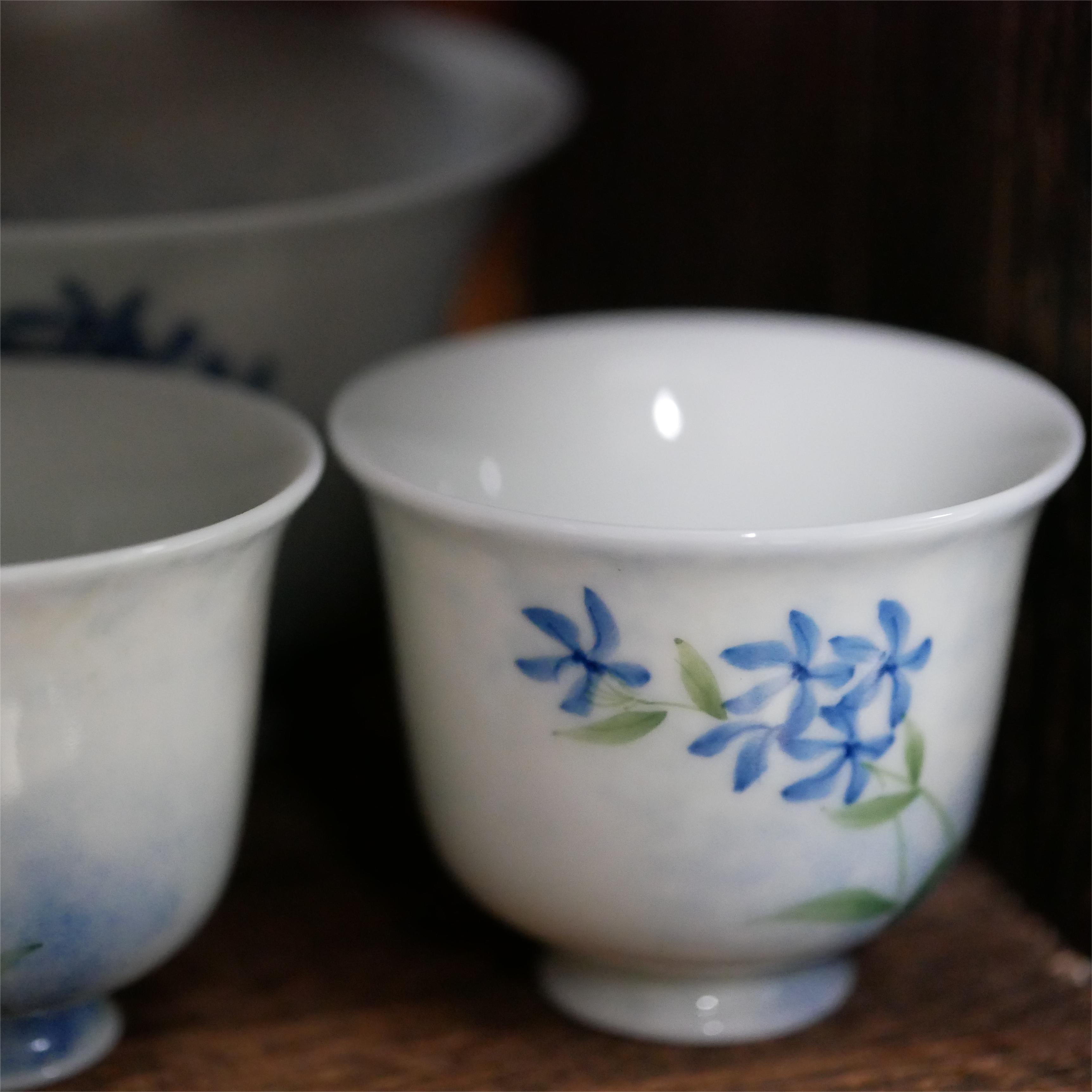 Bluebell Tea Set (Gaiwan+2 Cups)