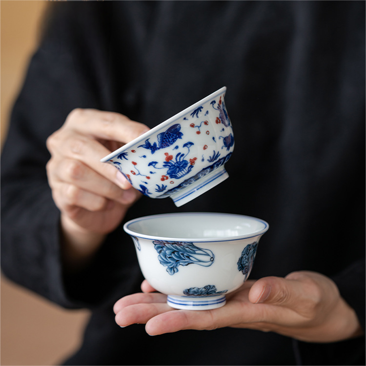 Collection of Classic Pattern Tea Cups