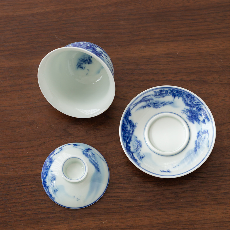 Collection of Classic Pattern Gaiwan with Saucer 160ml