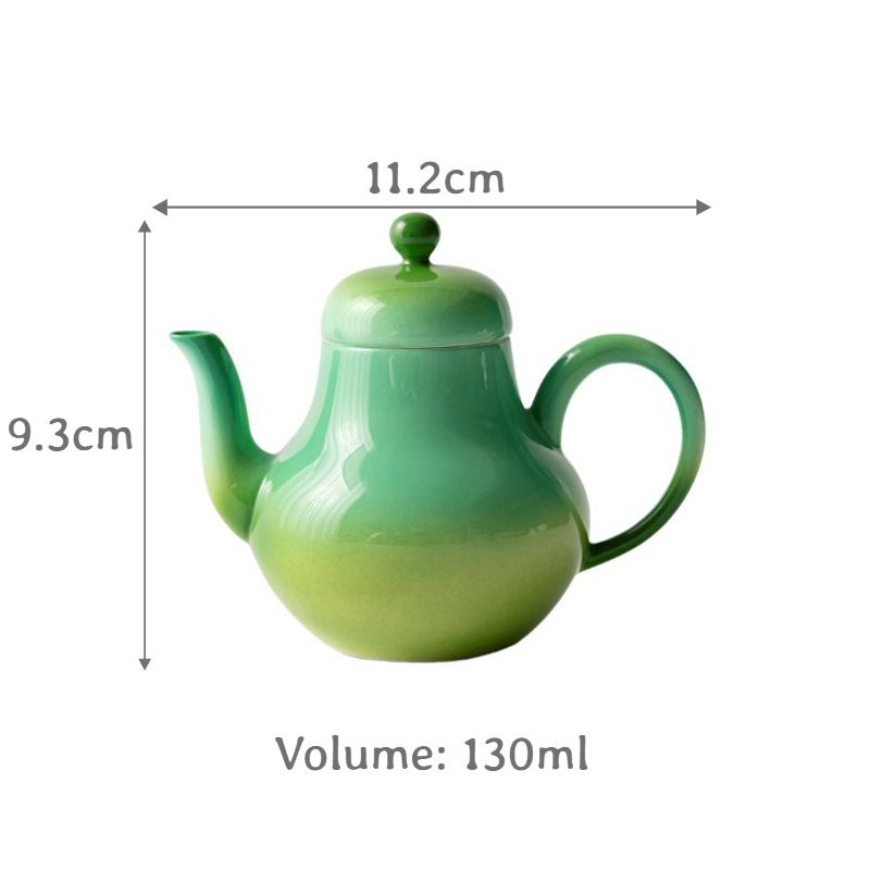 Gradient Green Teapot 130ml