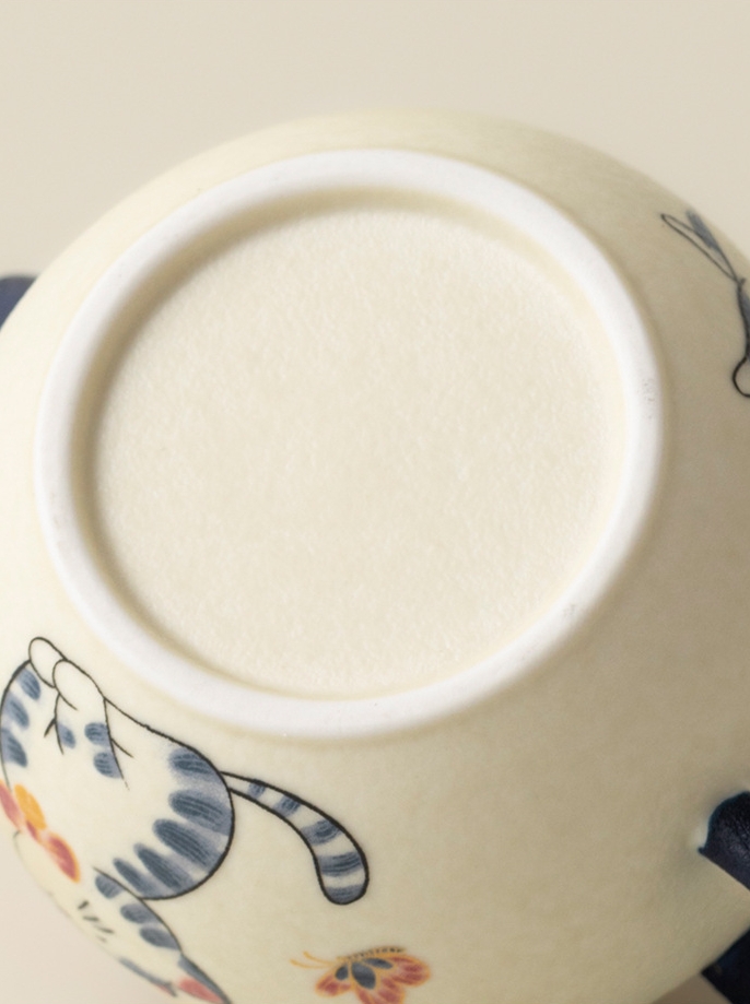 White Cat Ceramic Teapot 130ml