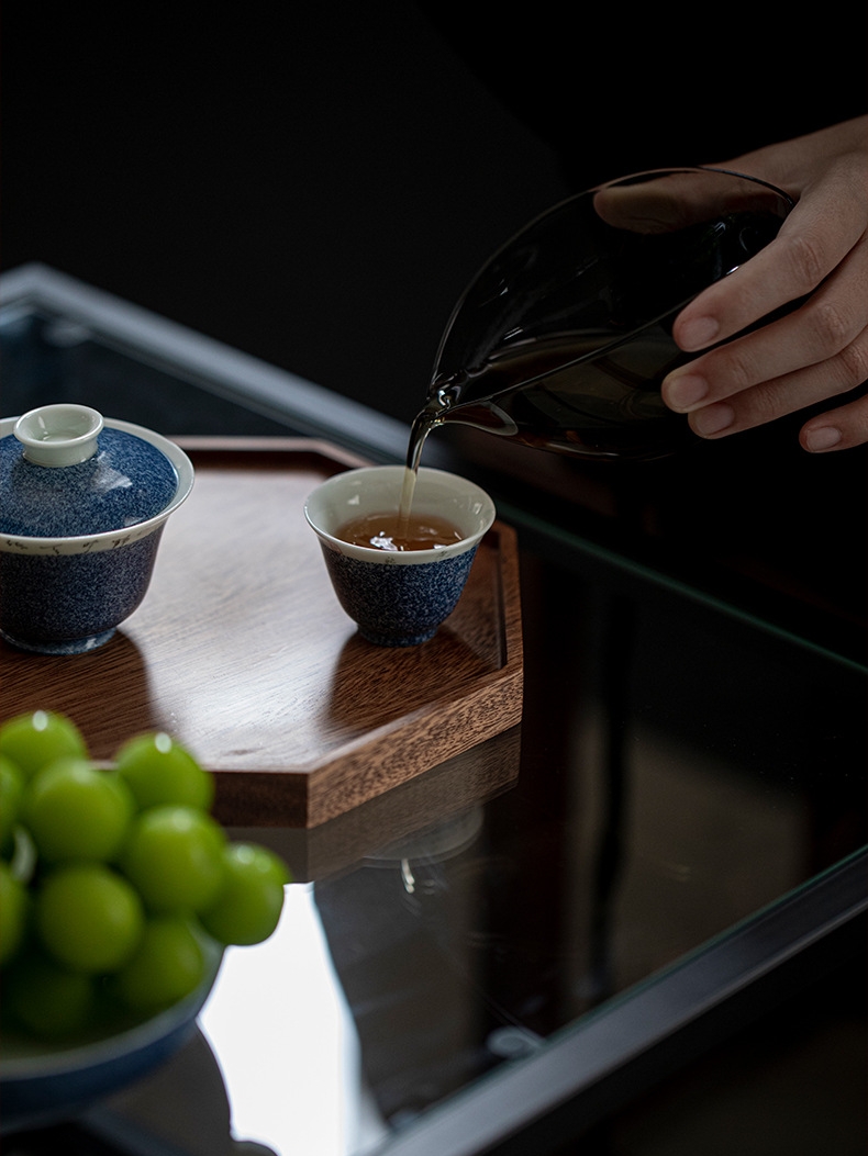 Blue Porcelain Tea Cup 40ml