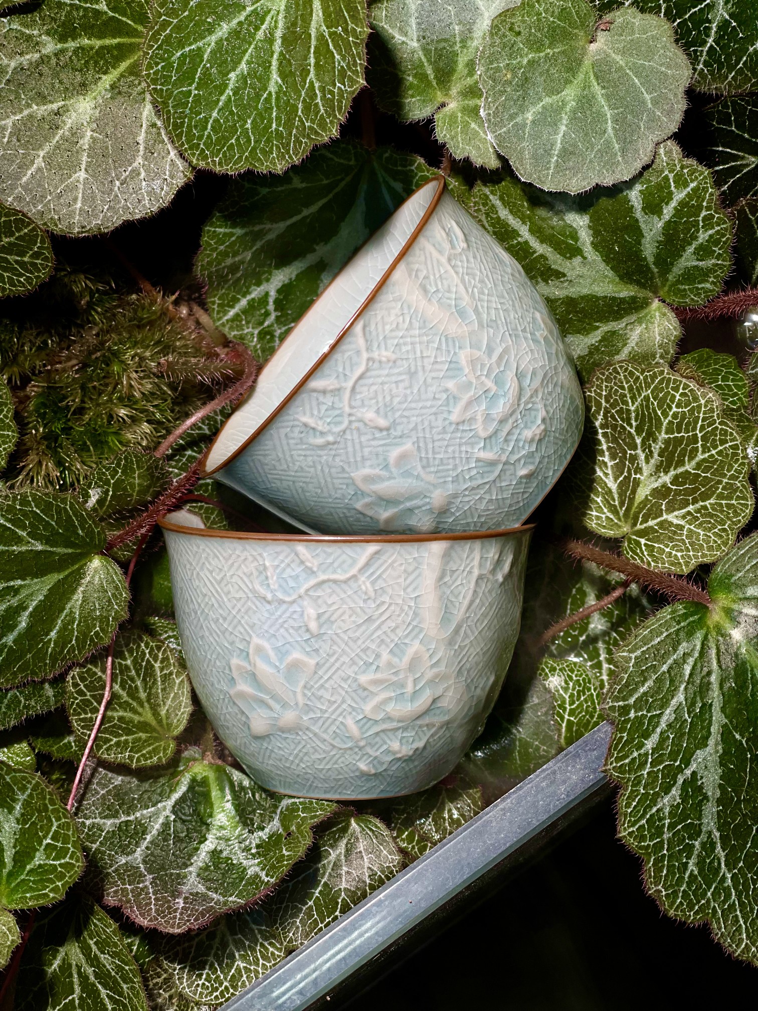 Sculpted Ice Mangnolia Tea Cup 60ml