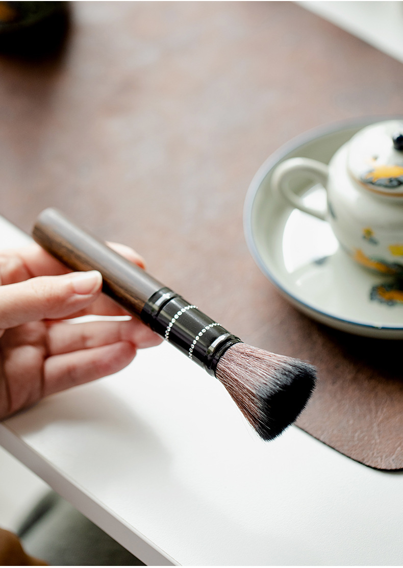 Golden Rabbit Tea Ceremony Tool Kit, Kung Fu Tea Accessories Set with Container