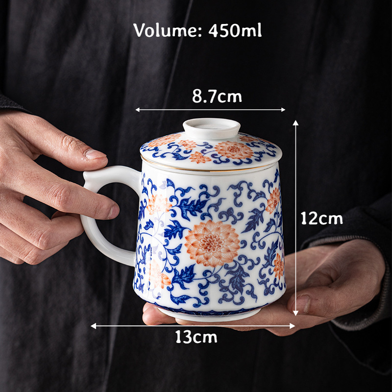 Collection of Tea Mugs with Infuser 450ml
