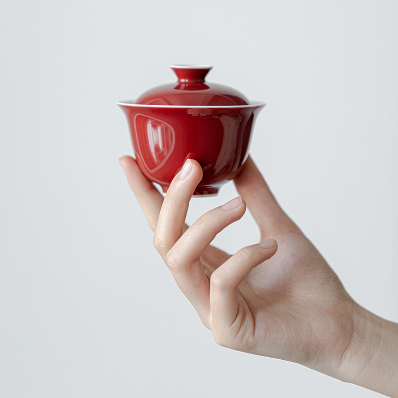 Monochrome Porcelain Gaiwan 13ml, 6 Colors Optional