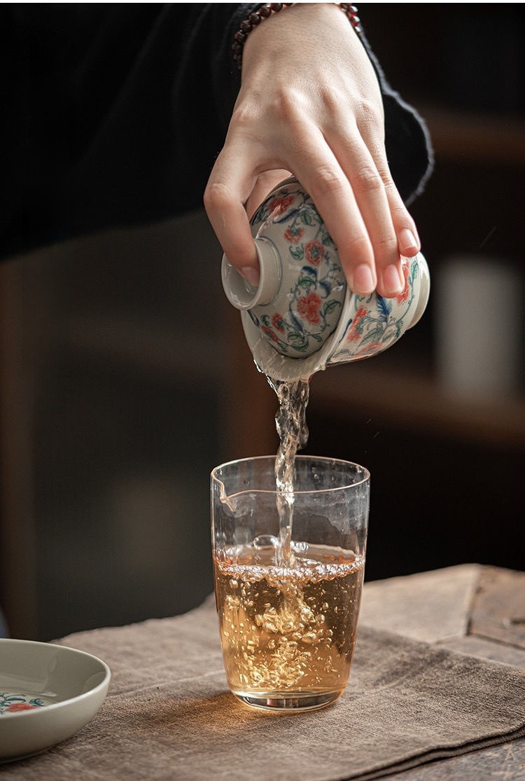Traditional Lotus Gaiwan with Saucer 150ml