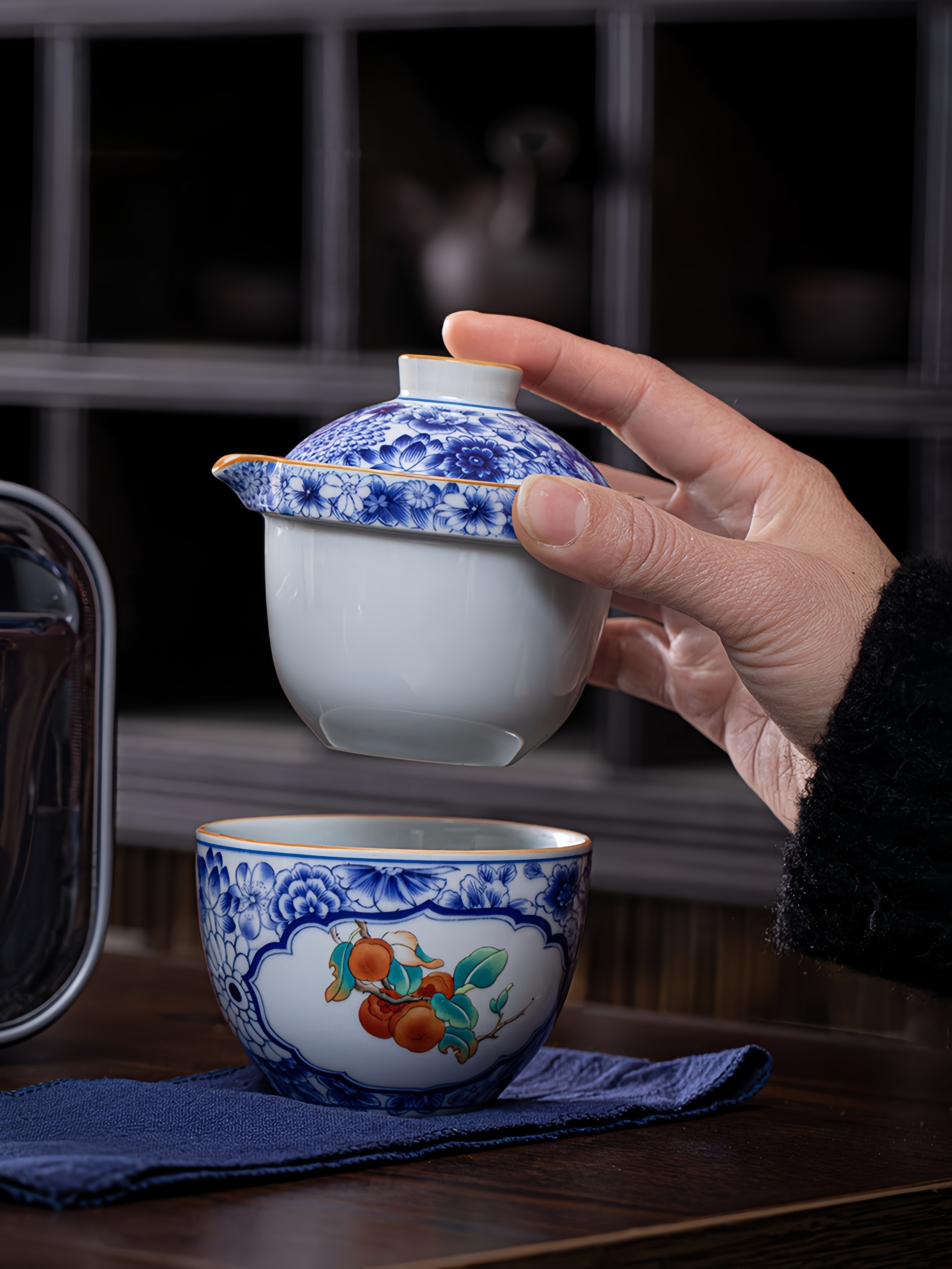 Porcelain Travel Tea Set 120ml