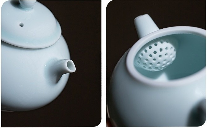 Shadow Green Porcelain Teapot 160ml