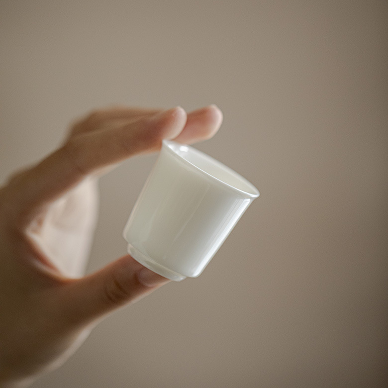 White Porcelain Tea Cup, 6 Styles Optional