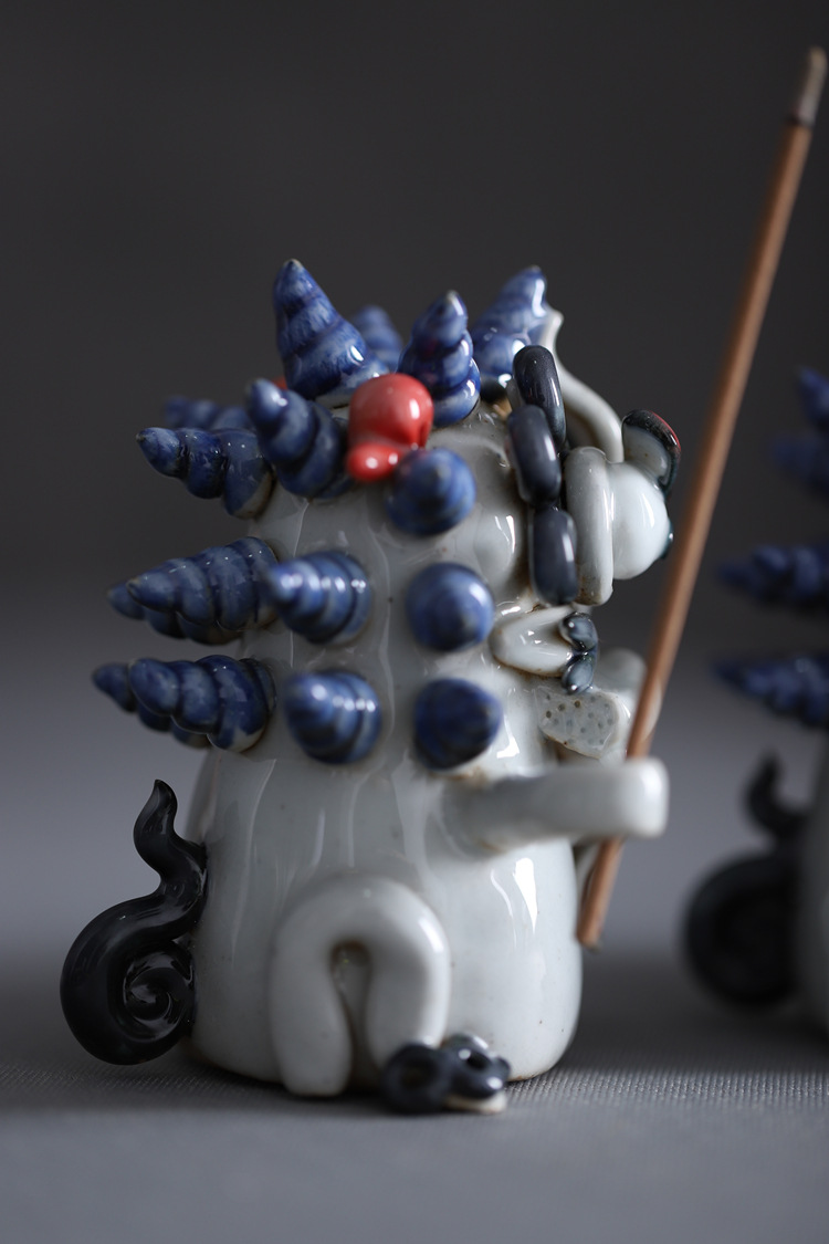 Sacred Exorcise Lion Incense Holder