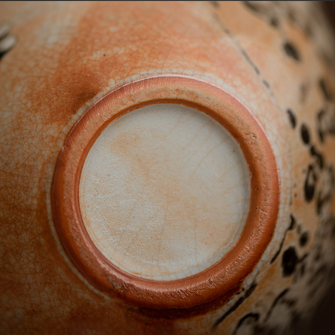 Japanese Shino Ware Style Black Cat Pitcher 160ml