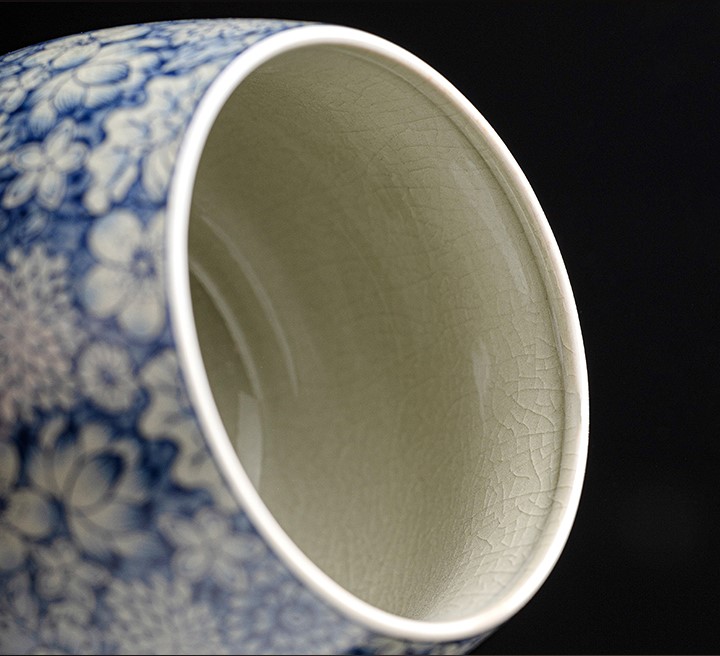 Myriad of Flowers Porcelain Tea Caddy 300ml