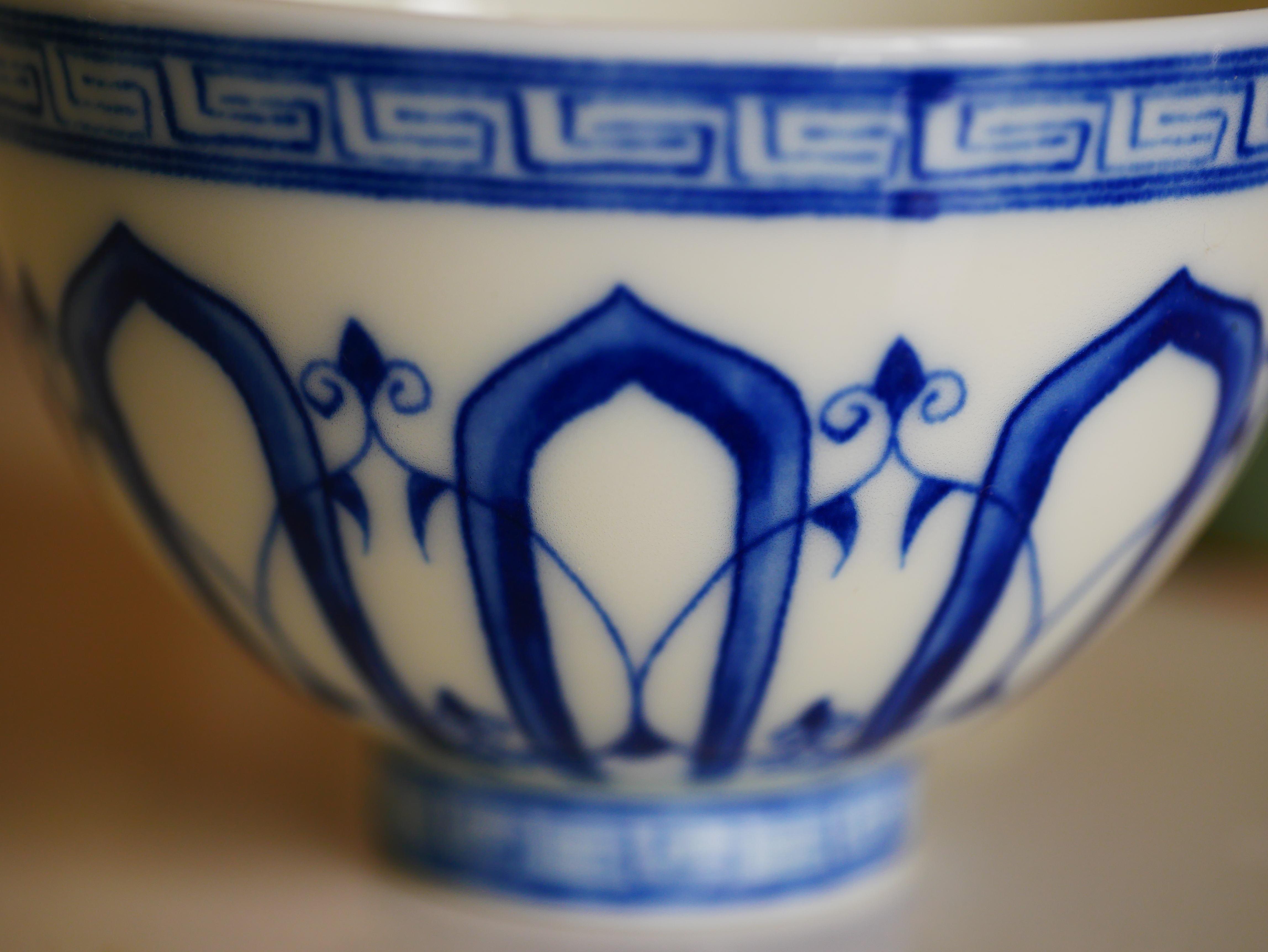 Blue and White Porcelain Tea Cup 100ml, Retro of Ming Dynasty Xuan De Style 