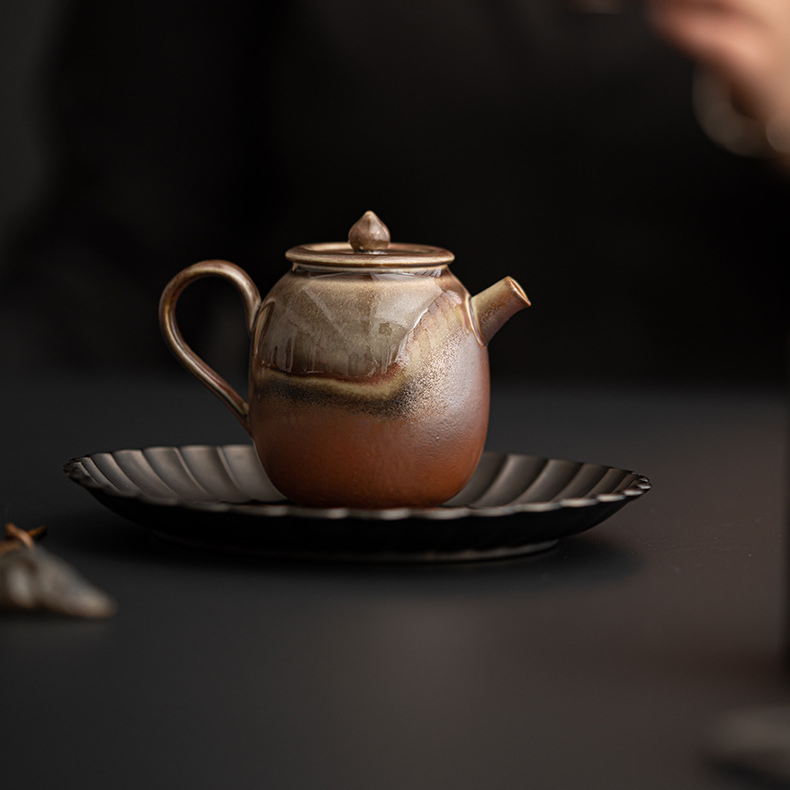 Wood-fired Porcelain Teapot, 3 Styles Optional