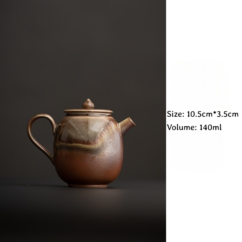 Wood-fired Porcelain Teapot, 3 Styles Optional