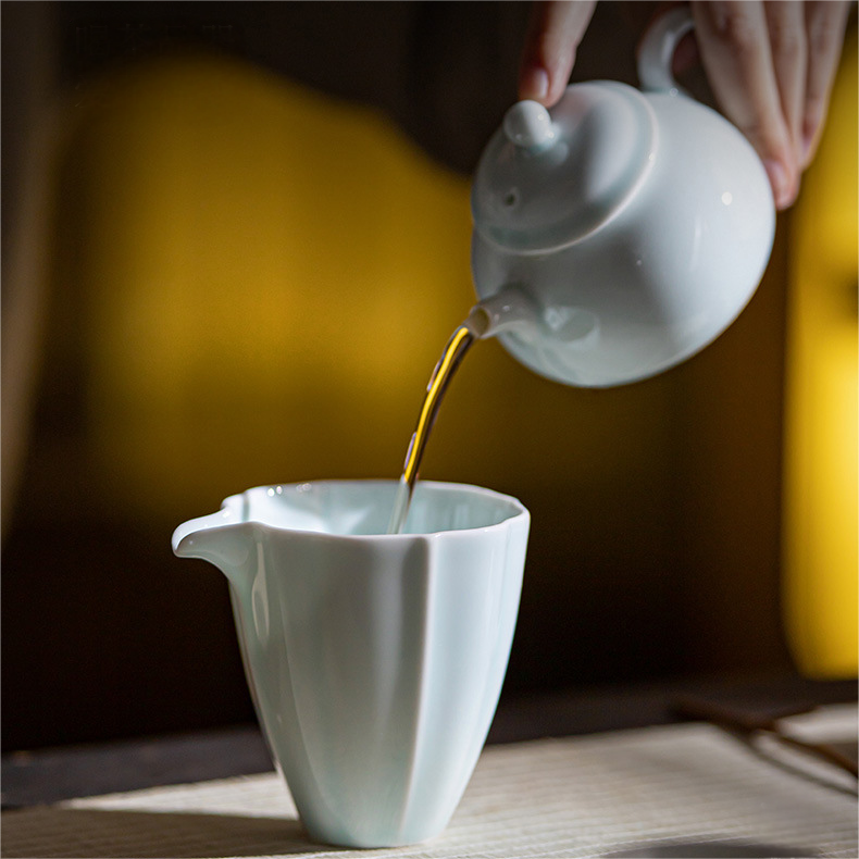 Shadow Blue Porcelain Fair Cup 200ml