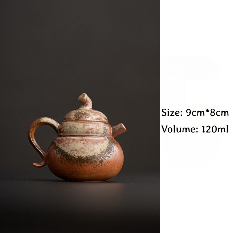 Wood-fired Porcelain Teapot, 3 Styles Optional