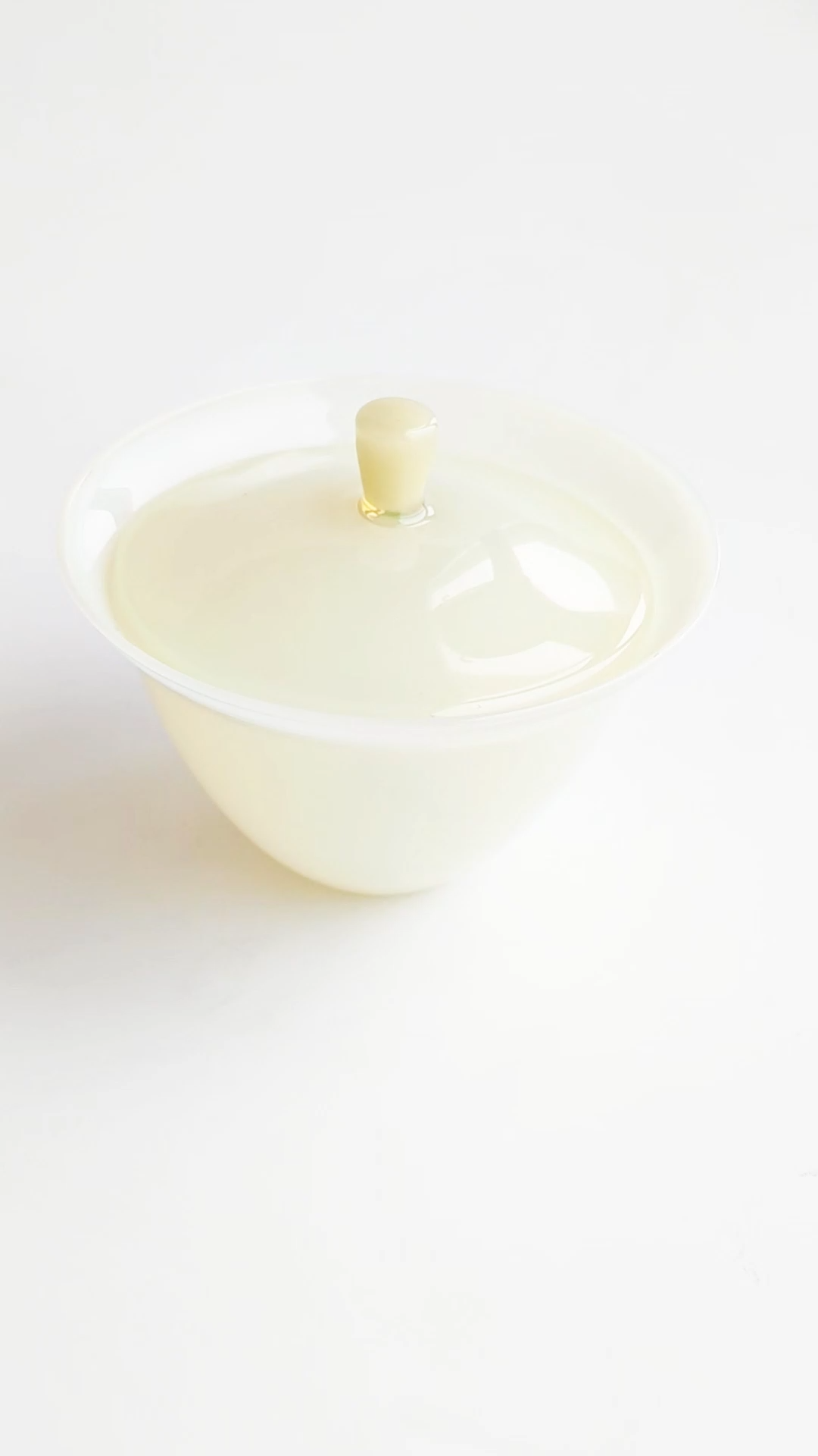 Yellow Jade Glass Gaiwan 150ml