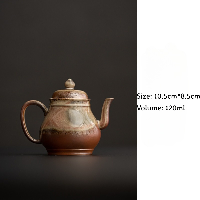 Wood-fired Porcelain Teapot, 3 Styles Optional
