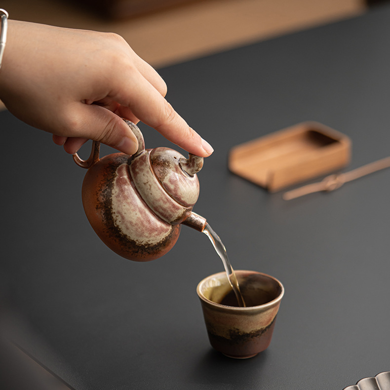 Wood-fired Porcelain Teapot, 3 Styles Optional