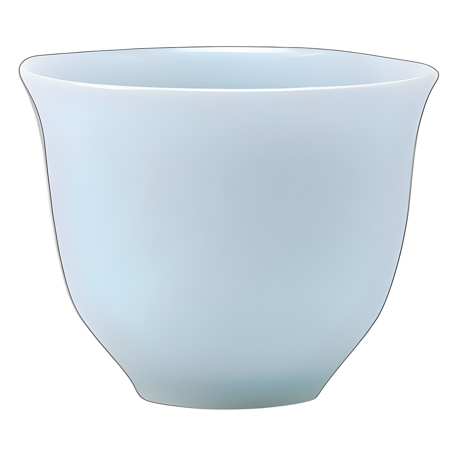 Shadow Blue Porcelain Tea Cups with Saucer 40ml