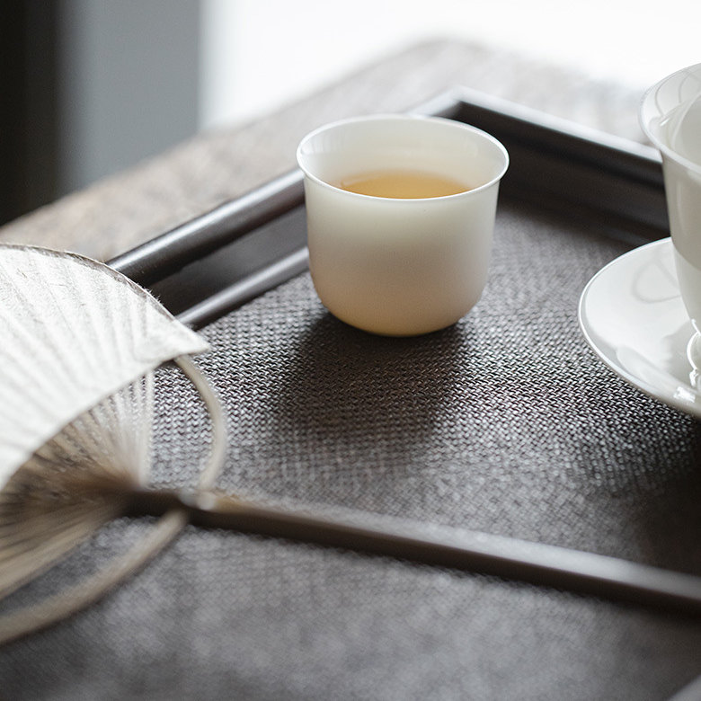 White Porcelain Tea Cup, 6 Styles Optional