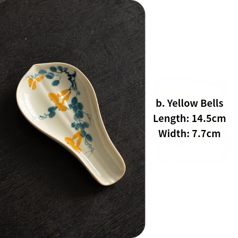 Flower Tea Leaf Scoop, 8 Styles Optional