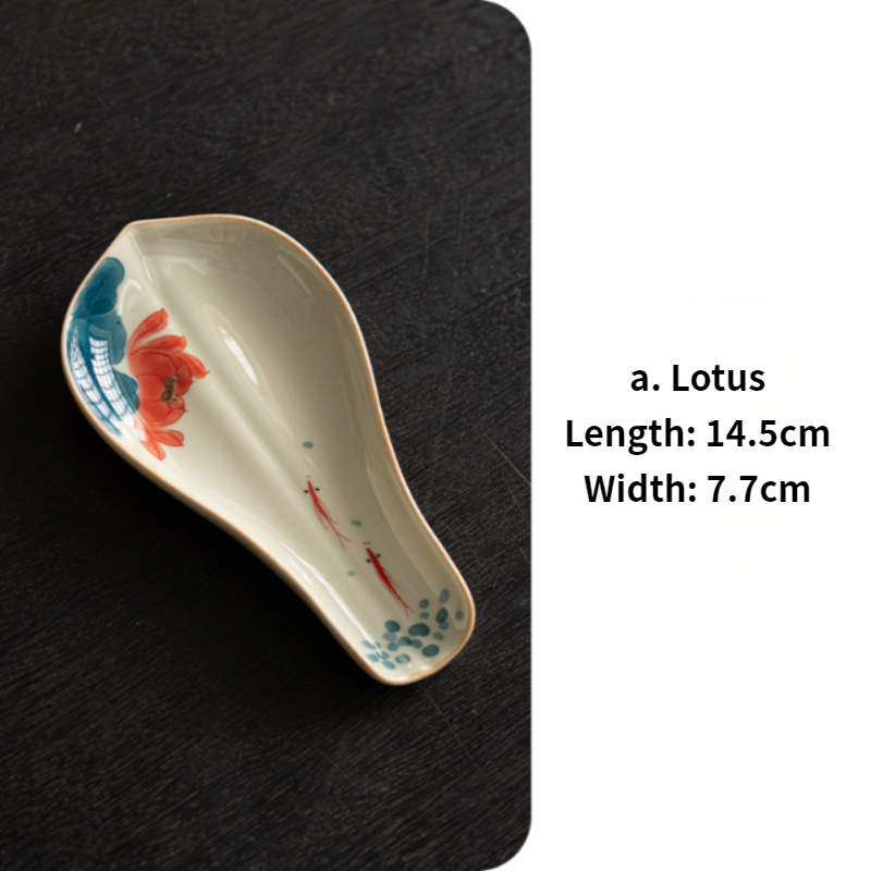 Flower Tea Leaf Scoop, 8 Styles Optional
