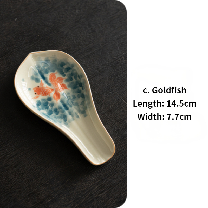 Flower Tea Leaf Scoop, 8 Styles Optional