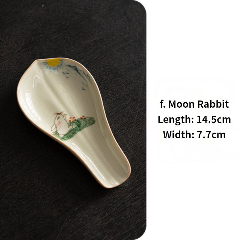 Flower Tea Leaf Scoop, 8 Styles Optional