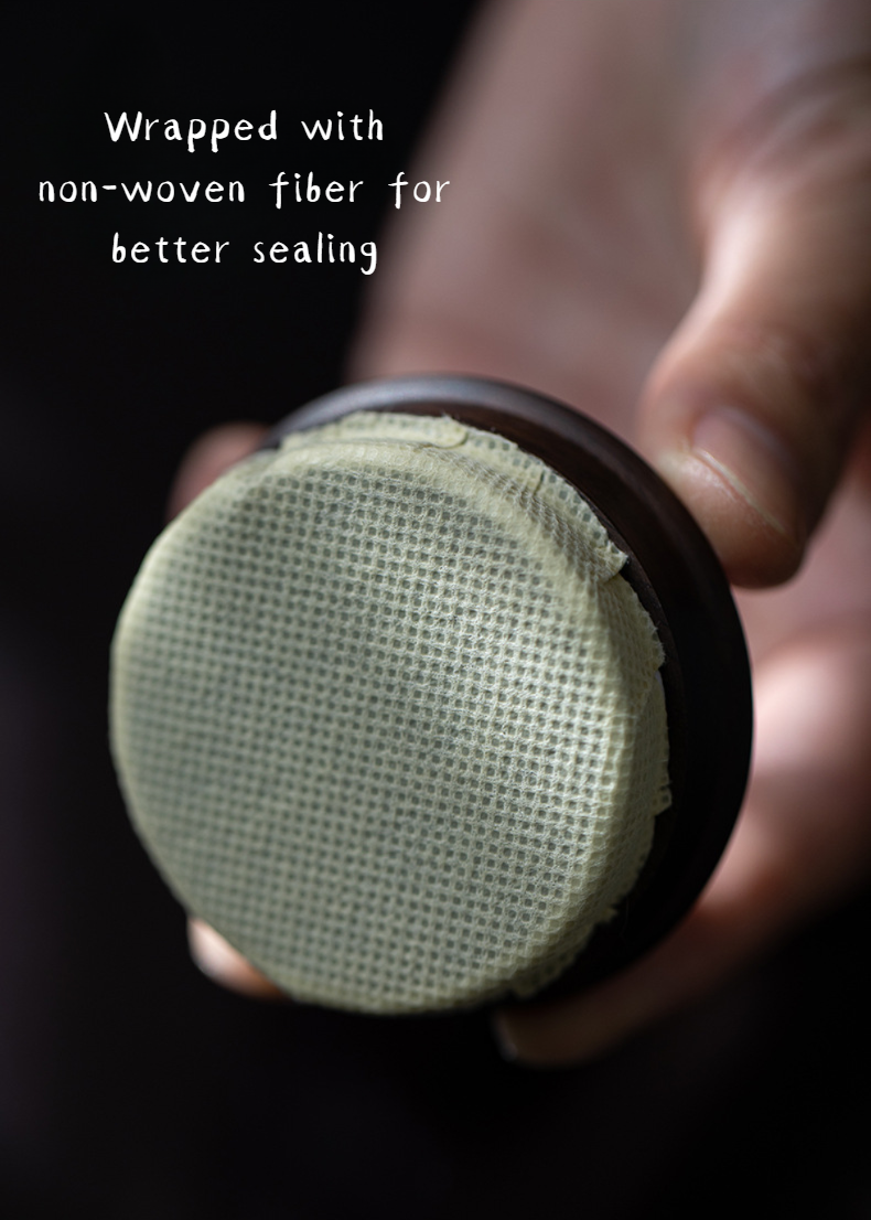 Ceramic Tea Canister 350ml, Blue-and-White Glazed Porcelain Tea Caddy