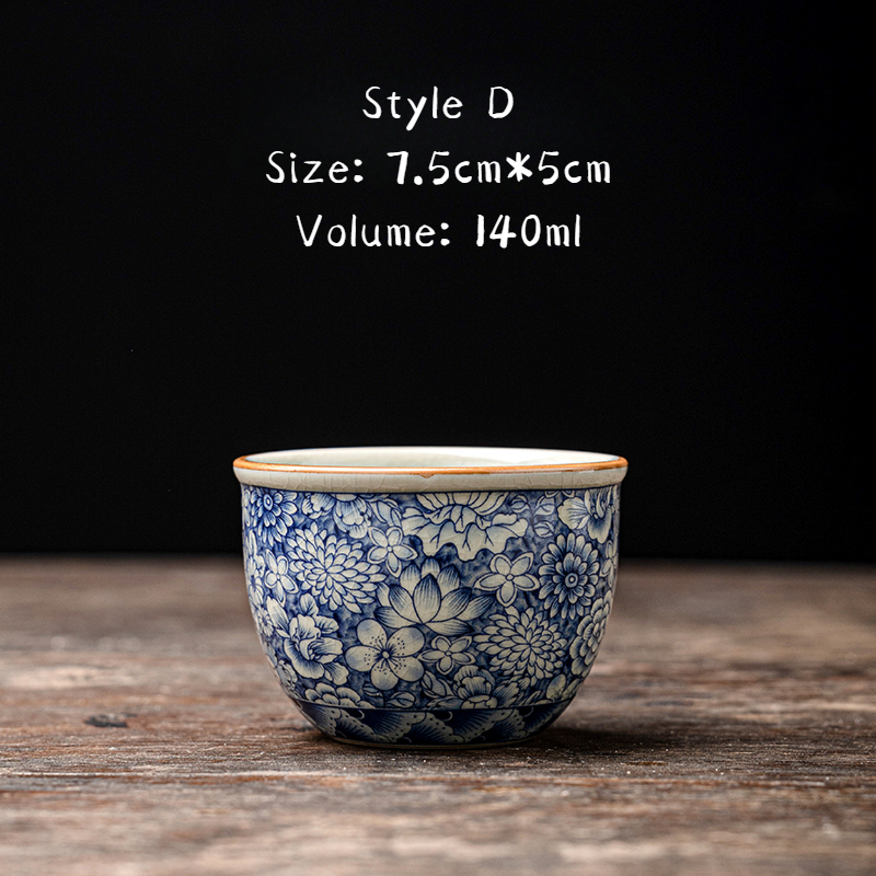 Myriad of Flowers Tea Cup, 4 Styles Optional