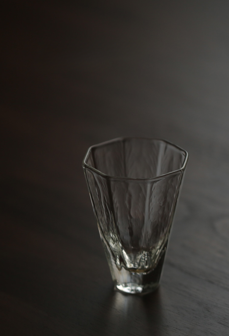 Octangular Glass Cup, Japanese Style Kungfu Tea Cup 60ml