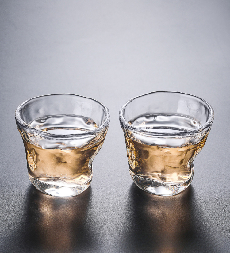 Irregular Shape Glass Cup 80ml