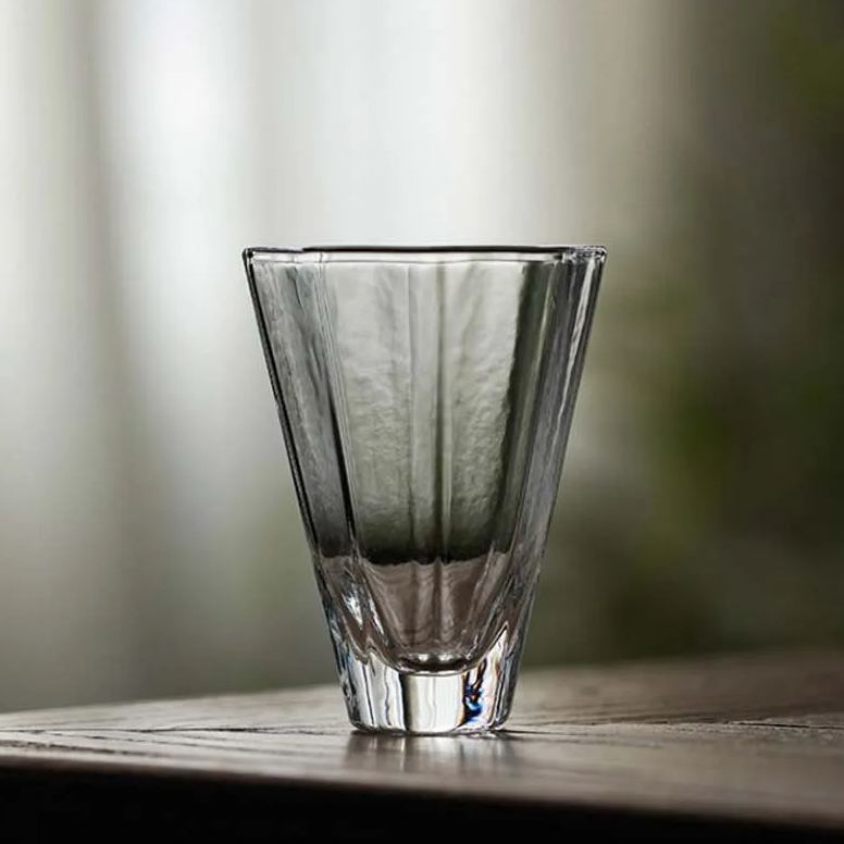 Octangular Glass Cup, Japanese Style Kungfu Tea Cup 60ml