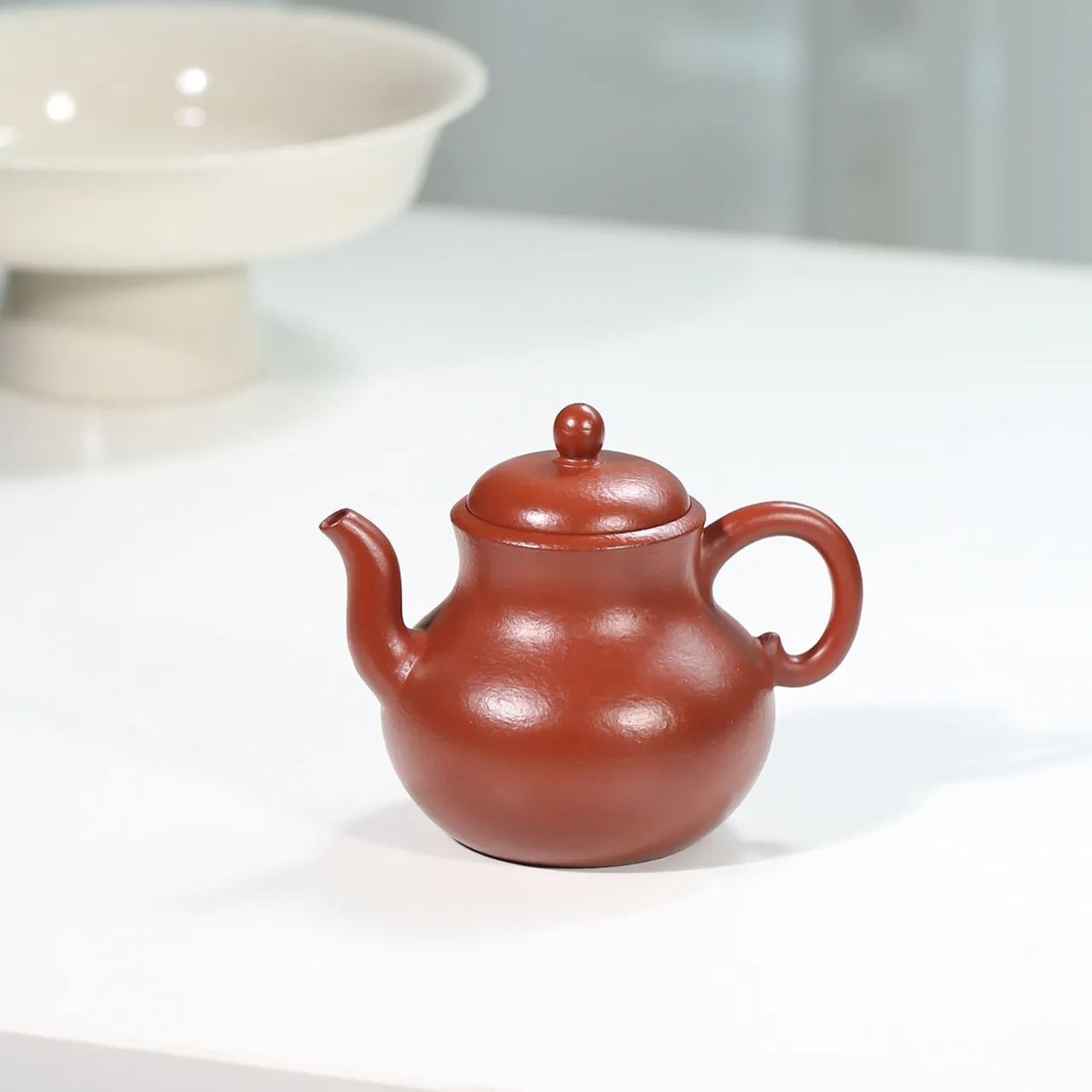 the" Calabash", Yixing Purple Clay (Zisha) Teapot, Handmade Gongfu Tea 120ml