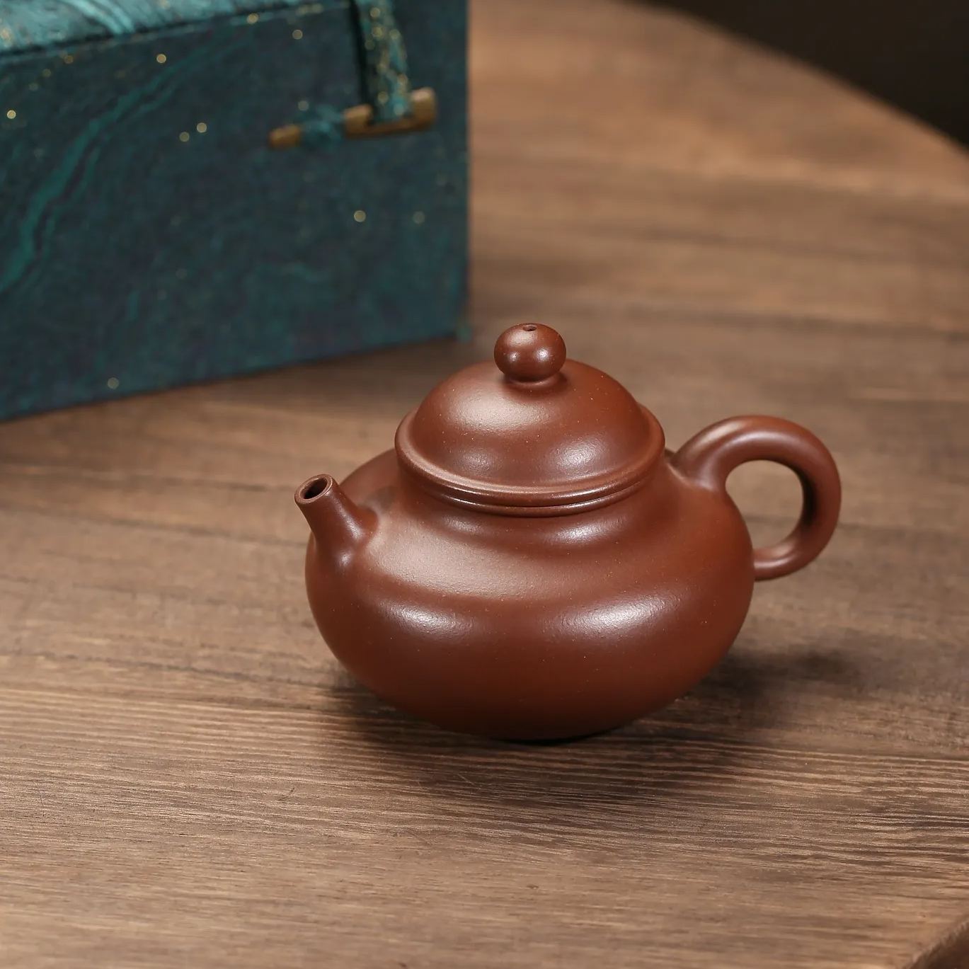 the "Sky", Yixing Purple Clay (Zisha) Teapot, Handmade Gongfu Tea 220ml 